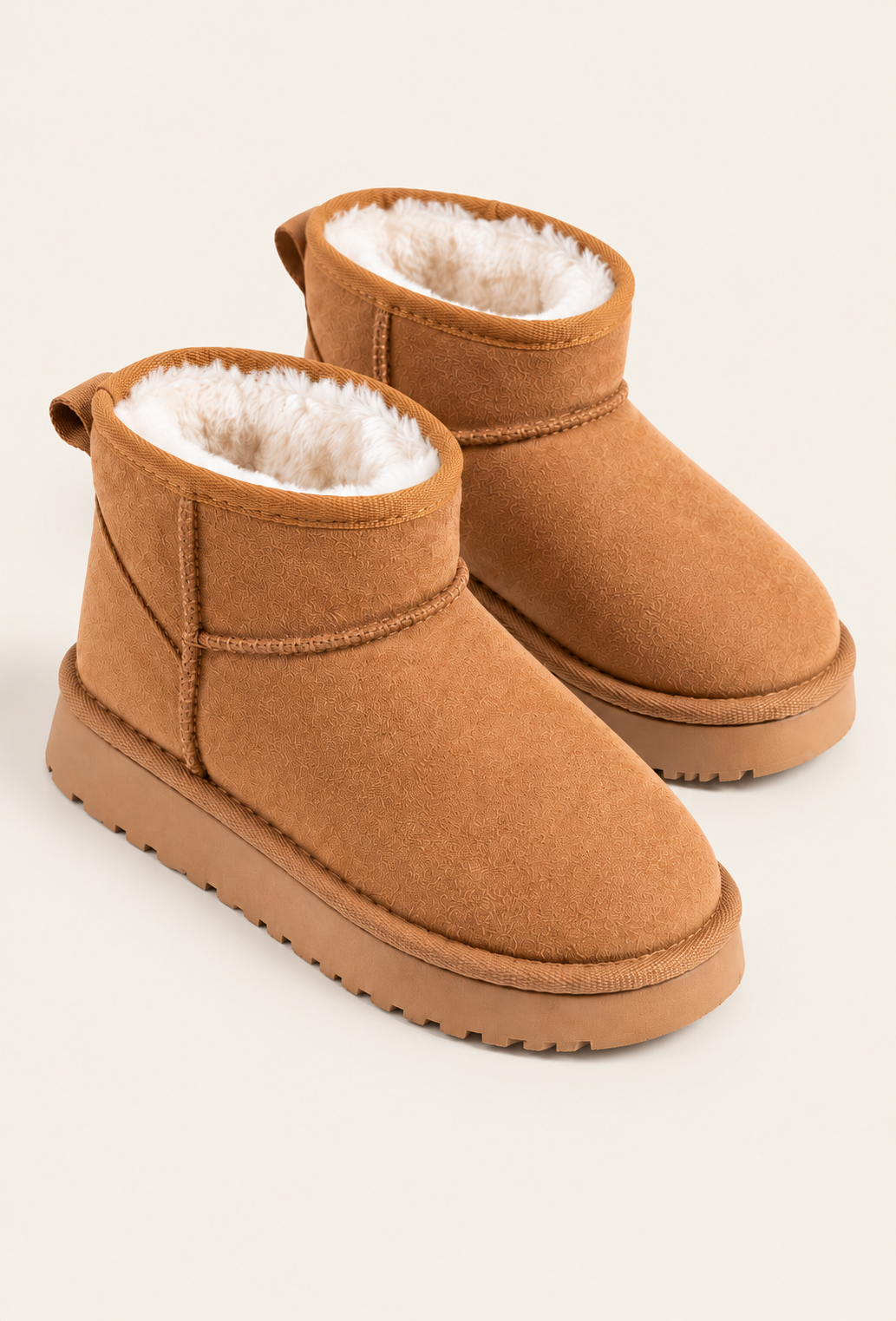 Bottine fourrée Mini Camel