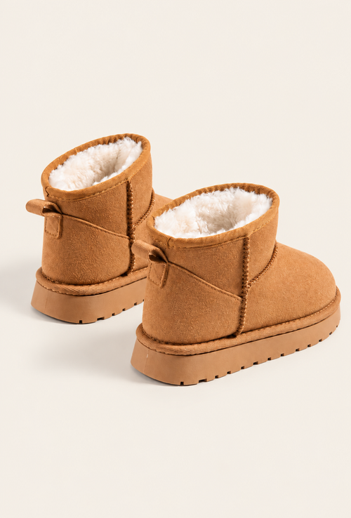 Bottine fourrée Mini Camel