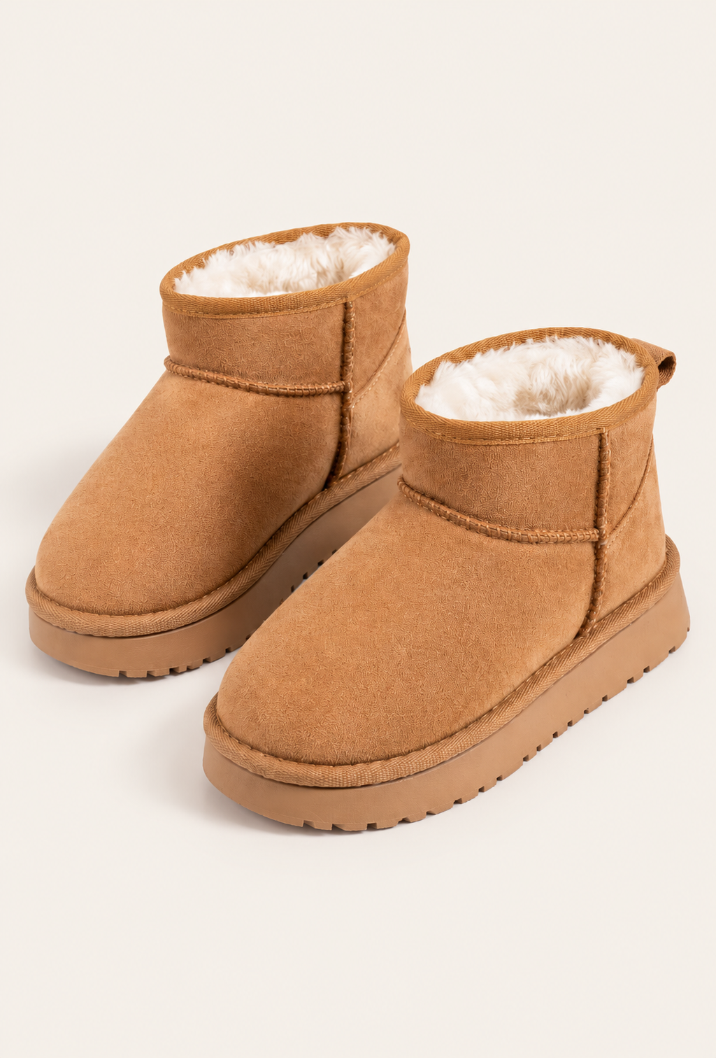 Bottine fourrée Mini Camel